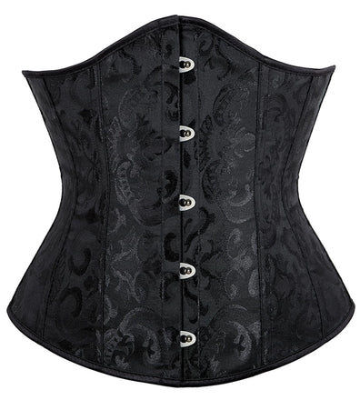 Plus Size Satin Underbust Corset Top